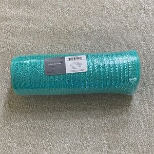 place & time Teal Decorative Mesh Roll for Party Decor